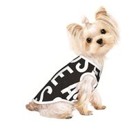 Xiso Ver Floss Like a Boss Print Dog Shirts Elastic Soft Dog T-Shirts Breathable Pet Clothes Spring Summer Pet Apparel Tee Shirt for Puppy Kitty Cats Small Medium Dogs