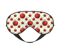 Xiso Ver Fruit Apples Sleep Mask Adjustable Double -Sided Eye Mask Soft Sleeping Eye Covers for Sleeping Perfect Shading Reduce Eye Edema