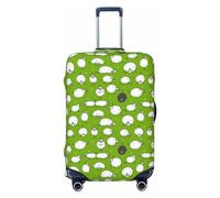 Xiso Ver Giraffes Doing Various Yoga Luggage Cover Washable Elasticated Luggage Covers for Suitcase tsa Approved Stylish Dust and Scratch Resistant Luggage Case Protector for Kids and Adults -, Funny