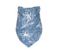 Xiso Ver Hand Draw Daisy Dog Bandana 1 Pack Premium Durable Triangle Scarf Washable Dog Bandana Boy Birthday Suitable for Neutral Large Dogs