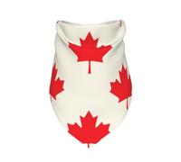 Xiso Ver Happy Canada Day Dog Bandana -1 Pack Premium Durable Triangle Scarf Washable Make Your Pooch Stand Out Dog Bandana Boy Birthday Suitable for Neutral Large Dogs