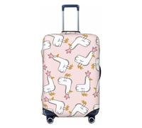 Xiso Ver Happy Easter1 Luggage Cover Washable Elasticated Luggage Covers for Suitcase tsa Approved Stylish Dust and Scratch Resistant Luggage Case Protector for Kids and Adults -, Goose Queen, X-L