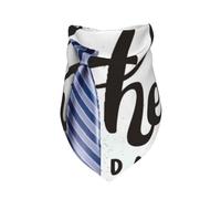 Xiso Ver Happy Father's Day Dog Bandana -1 Pack Premium Durable Triangle Scarf Washable Make Your Pooch Stand Out Dog Bandana Boy Birthday Suitable for Neutral Large Dogs