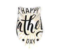 Xiso Ver Happy Father's Day Dog Bandana -1 Pack Premium Durable Triangle Scarf Washable Make Your Pooch Stand Out Dog Bandana Boy Birthday Suitable for Neutral Large Dogs