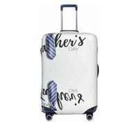 Xiso Ver Happy Halloween Luggage Cover Washable Elasticated Luggage Covers for Suitcase tsa Approved Stylish Dust and Scratch Resistant Luggage Case Protector for Kids and Adults -, Happy Father's