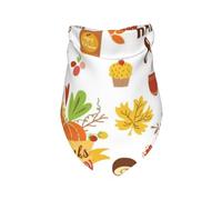 Xiso Ver Hello Fall Autumn is Here Dog Bandana -1 Pack Premium Durable Triangle Scarf Washable Make Your Pooch Stand Out Dog Bandana Boy Birthday Suitable for Neutral Large Dogs