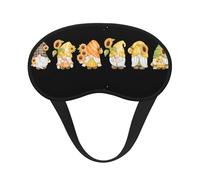 Xiso Ver Hello Spring Sunflower Gnomes Print Sleep Mask Adjustable Eye Mask Soft Sleeping Eye Covers for Sleeping Perfect Shading Reduce Eye Edema