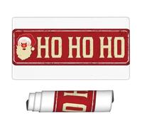 Xiso Ver Ho Ho Ho Vintage Rusty Metal Sign Large Gaming Mouse Pad 29.5 x 15.8 in Keyboard Mouse Mat Desk Keyboard Pad for Work, Play, Office, Home with Non-Slip Rubber Base Stitched Edges