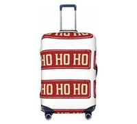 Xiso Ver Ho Ho Ho Vintage Rusty Metal Sign Luggage Cover Washable Elasticated Luggage Covers for Suitcase tsa Approved Stylish Dust and Scratch Resistant Luggage Case Protector for Kids and Adults