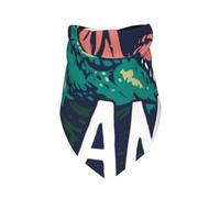 Xiso Ver Hungry Tyrannosaurus Dog Bandana -1 Pack Premium Durable Triangle Scarf Washable Make Your Pooch Stand Out Dog Bandana Boy Birthday Suitable for Neutral Large Dogs