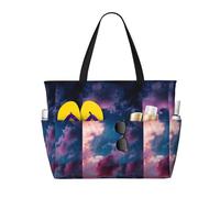 Xiso Ver Large Beach Tote Bag for Women Extra Large Capacity Waterproof Sandproof Pool Bag Suitable for Swimming Pool Gym Travel Groceries f273c668e458db9a08f8e6dd14c98c2b, Black, One Size