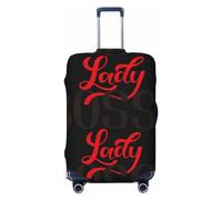Xiso Ver Let The Adventure Begin Luggage Cover Washable Elasticated Luggage Covers for Suitcase tsa Approved Stylish Dust and Scratch Resistant Luggage Case Protector for Kids and Adults -, Lady Boss