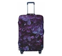 Xiso Ver Little Birds Luggage Cover Washable Elasticated Luggage Covers for Suitcase tsa Approved Stylish Dust and Scratch Resistant Luggage Case Protector for Kids and Adults -, Lilac, M (22.8-25 in