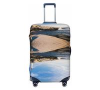 Xiso Ver Little Birds Luggage Cover Washable Elasticated Luggage Covers for Suitcase tsa Approved Stylish Dust and Scratch Resistant Luggage Case Protector for Kids and Adults -, Lighthouse, S (18.8