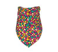 Xiso Ver Mosaic Ornament Dog Bandana -1 Pack Premium Durable Triangle Scarf Washable Make Your Pooch Stand Out Dog Bandana Boy Birthday Suitable for Neutral Large Dogs