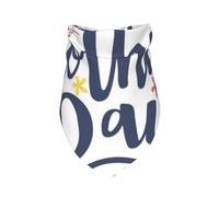 Xiso Ver Mother's Day Dog Bandana -1 Pack Premium Durable Triangle Scarf Washable Make Your Pooch Stand Out Dog Bandana Boy Birthday Suitable for Neutral Large Dogs