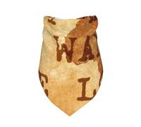 Xiso Ver Not All Those Who Wander are Lost Dog Bandana -1 Pack Premium Durable Triangle Scarf Washable Make Your Pooch Stand Out Dog Bandana Boy Birthday Suitable for Neutral Large Dogs