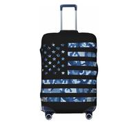 Xiso Ver Not All Those Who Wander Are Lost Luggage Cover Washable Elasticated Luggage Covers for Suitcase tsa Approved Stylish Dust and Scratch Resistant Luggage Case Protector for Kids and Adults