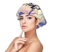 Xiso Ver Not All Those Who Wander Are Lost Satin Bonnet Silk Bonnet for Sleeping with Adjustable Straps Hair Cap Double Layer Satin Lined Sleep Caps for Women's Natural & Curly Hair