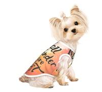 Xiso Ver Not All Who Wander are Lost Print Dog Shirts Elastic Soft Dog T-Shirts Breathable Pet Clothes Spring Summer Pet Apparel Tee Shirt for Puppy Kitty Cats Small Medium Dogs