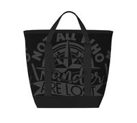 Xiso Ver Not All Who Wander Are Lost2 Insulated Cooler Bag Large Insulated Lunch Box Shopping Freezer Grocery Bags Reusable Insulated Leakproof Lunch Tote for Shopping, Traveling, Beach & Picnic