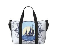 Xiso Ver Not All Who Wander Are Lost2 Travel Bag for Women Men Weekender Bags Carry on Overnight Bag Tote Bag Yoga Gym Bag for Gym, Work, Weekend, Travel, Personal Items, Black, One Size