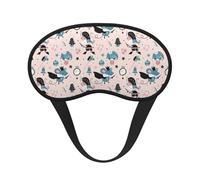 Xiso Ver Nutcracker and Mouse King Print Sleep Mask Adjustable Eye Mask Soft Sleeping Eye Covers for Sleeping Perfect Shading Reduce Eye Edema