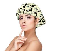 Xiso Ver Panda Among Polar Bears Satin Bonnet Silk Bonnet for Sleeping with Adjustable Straps Hair Cap Double Layer Satin Lined Sleep Caps for Women's Natural & Curly Hair
