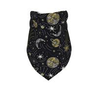 Xiso Ver Planet Dog Bandana -1 Pack Premium Durable Triangle Scarf Washable Make Your Pooch Stand Out Dog Bandana Boy Birthday Suitable for Neutral Large Dogs