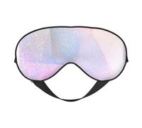 Xiso Ver Rainbow Unicorn Party Sleep Mask Adjustable Double -Sided Eye Mask Soft Sleeping Eye Covers for Sleeping Perfect Shading Reduce Eye Edema