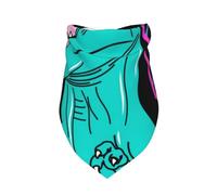 Xiso Ver Rex Dinosaur with Sunglasses Dog Bandana -1 Pack Premium Durable Triangle Scarf Washable Make Your Pooch Stand Out Dog Bandana Boy Birthday Suitable for Neutral Large Dogs