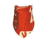 Xiso Ver Rooster Crowing in The Farm Dog Bandana -1 Pack Premium Durable Triangle Scarf Washable Make Your Pooch Stand Out Dog Bandana Boy Birthday Suitable for Neutral Large Dogs