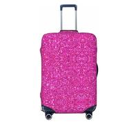 Xiso Ver Scandinavian Style Hygge Luggage Cover Washable Elasticated Luggage Covers for Suitcase tsa Approved Stylish Dust and Scratch Resistant Luggage Case Protector for Kids and Adults -, Rose Red
