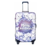 Xiso Ver Scandinavian Style Hygge Luggage Cover Washable Elasticated Luggage Covers for Suitcase tsa Approved Stylish Dust and Scratch Resistant Luggage Case Protector for Kids and Adults -, Round