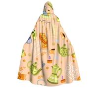Xiso Ver Scandinavian Style Hygge Unisex Adults Halloween Costumes Cape Hooded Cosplay Costume Robe Cloak Cape