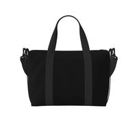 Xiso Ver Space Dino Cartoon Black Travel Bag for Women Men Weekender Bags Carry on Overnight Bag Tote Bag Yoga Gym Bag for Gym, Work, Weekend, Travel, Personal Items, Black, One Size