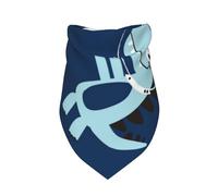 Xiso Ver Space Dinosaur Dog Bandana -1 Pack Premium Durable Triangle Scarf Washable Make Your Pooch Stand Out Dog Bandana Boy Birthday Suitable for Neutral Large Dogs