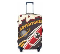 Xiso Ver Space Dinosaur Luggage Cover Washable Elasticated Luggage Covers for Suitcase tsa Approved Stylish Dust and Scratch Resistant Luggage Case Protector for Kids and Adults -, Space Adventure, M