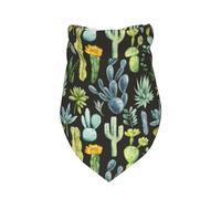 Xiso Ver Succulent Dog Bandana -1 Pack Premium Durable Triangle Scarf Washable Make Your Pooch Stand Out Dog Bandana Boy Birthday Suitable for Neutral Large Dogs