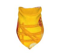 Xiso Ver The Chicken Family Rooster Hen and Chicks Dog Bandana -1 Pack Premium Durable Triangle Scarf Washable Make Your Pooch Stand Out Dog Bandana Boy Birthday Suitable for Neutral Large Dogs