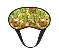 Xiso Ver Tropical Summer Fruit Print Sleep Mask Adjustable Eye Mask Soft Sleeping Eye Covers for Sleeping Perfect Shading Reduce Eye Edema