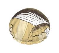 Xiso Ver We Live for Adventure,Lets GO Shower Cap for Women Double Waterproof Layers Bath Hats Elastic and Reusable Hair Caps for Long Thick Hair Soft Bath Shower Hair Hat