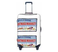 Xiso Ver What if This is All Real Luggage Cover Washable Elasticated Luggage Covers for Suitcase tsa Approved Stylish Dust and Scratch Resistant Luggage Case Protector for Kids and Adults -, Welcome