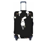 Xiso Ver You Can't Retire From Being Great Luggage Cover Washable Elasticated Luggage Covers for Suitcase tsa Approved Stylish Dust and Scratch Resistant Luggage Case Protector for Kids and Adults