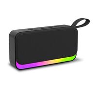 Xisono Bluetooth Speaker, Portable Speaker with LED Light, Bluetooth 5.3, Suitable for Outdoor, Traveling, Camping, Wireless Speaker Support TF Card/USB/Handsfree Calling