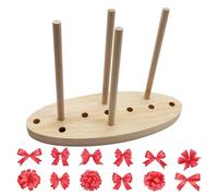 Xistuoz Bow Maker for Ribbon, Wooden Bow Maker Craft Tool for Ribbon Wreaths, Bows, Corsages, Party Decorations