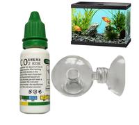 Xistuoz Glass Drop Checker Kit with 15ml Co2 Checker Solution The Most Accurate Monitoring of Planted Tank Co2 Levels