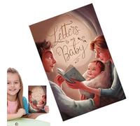 Xistuoz Memory Notebook - Memory Keepsake Journal From Parent to Child,50-Sheet Parenting Growth Diary, Family Relationship Bonding Memo Pad for Boys Girls Kids Children Baby Shower
