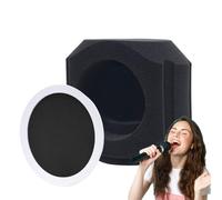 Xistuoz Microphone Windscreen - Microphone Filter Reflection Reduction Shield,Portable Noise-Reducing Mic Isolation Ball For Music Production Audio Editing