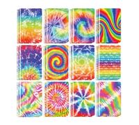 Xistuoz Tie Dye Note Pads | 24-Pieces Blank Pocket Notepads,Tie Dye Stationery Supplies for Home Office School Birthday Friendship Thanksgiving Christmas
